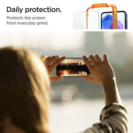 Szkło Hartowane SAMSUNG GALAXY A55 5G Spigen ALM Glas.tr 2-pack Clear