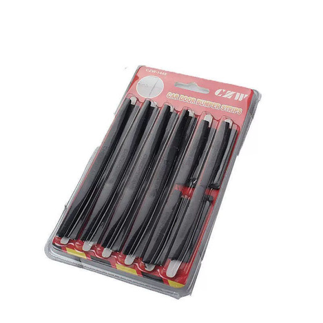 Ochraniacz na krawędź drzwi do samochodu 8 szt czarny