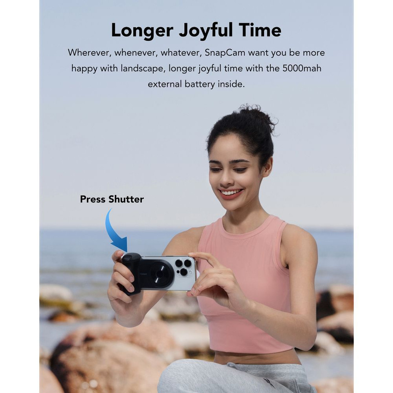 Bateria zewnętrzna (Powerbank) VEGER Tourist - 5 000mAh kompatybilny z MagSafe QC3.0 PD 20W czarny (W0569)