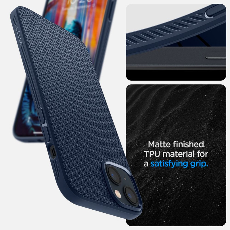 Spigen LIQUID AIR IPHONE 14 PLUS MARINEBLAU