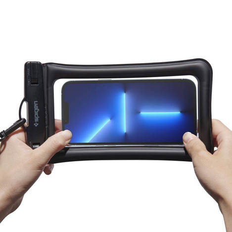 Spigen A610 UNIVERSELLES WASSERDICHTES SCHWIMMERGEHÄUSE SCHWARZ