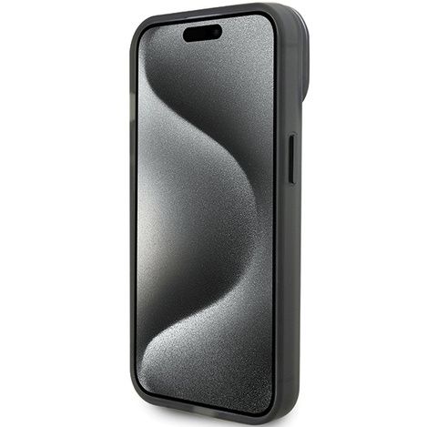 Ferrari FEHMP15SUSCAK iPhone 15 6.1&quot; black/black hardcase Ring Stand 2023 Collection MagSafe