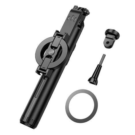 HOCO uchwyt selfie magnetyczny z pilotem bezprzewodowym tripod K25 czarny