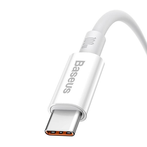BASEUS kabel USB A do Typ C PD 100W 1m biały P10320102214-00