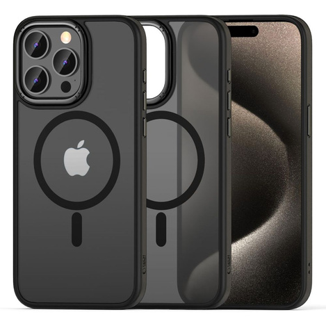 Etui APPLE IPHONE 15 PRO MAX Tech-Protect Magmat "2" MagSafe Matte czarne