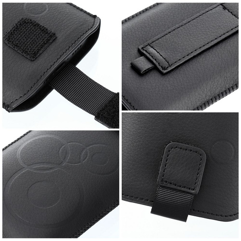 Futerał Uniwersalny Deko - do Samsung S10/Note 10/J3 2017 /Sony Xperia Z3/Z4/Z5 Huawei P30/P9/P9 Lite czarny
