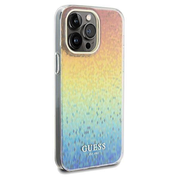 Guess nakładka do iPhone 13 Pro 6,1&quot; GUHCP13LHDECMI HC IML FACETED MIRROR DISCO IRIDESCENT