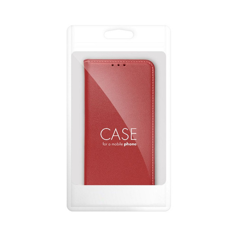 Kabura SMART PRO Book skórzana do XIAOMI Redmi NOTE 14 5G bordowy