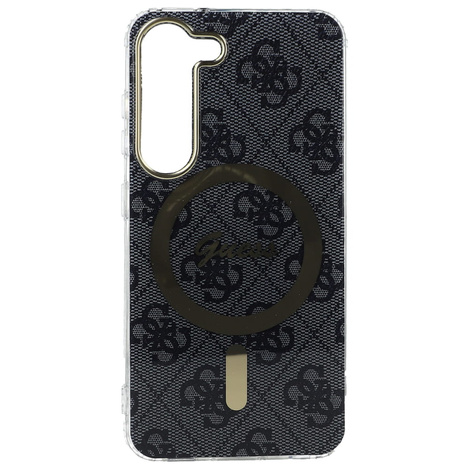 Guess GUHMS23SH4STK S23 S911 black/black hardcase 4G MagSafe