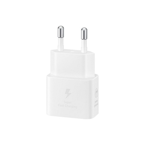 Oryginalna Ładowarka Sieciowa Samsung GaN Super Fast Charger EP-T2510XWEGEU USB Typ C 3A 25W biały blister