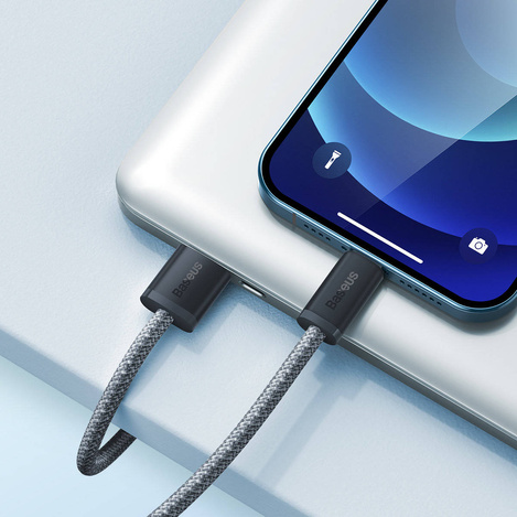 Baseus iPhone USB cable - Lightning 1m, 2.4A gray (CALD000416)