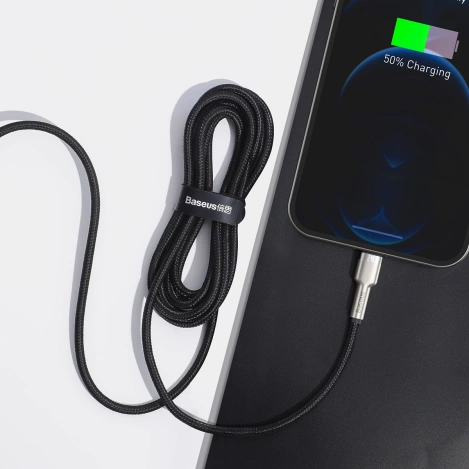 Baseus Cafule Series Metal Data Cable USB to IP 2.4A 1m Black