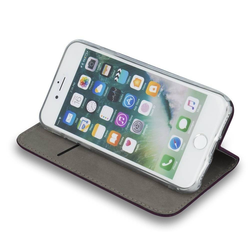 Kabura Smart Magneto do SAMSUNG A55 burgundowy