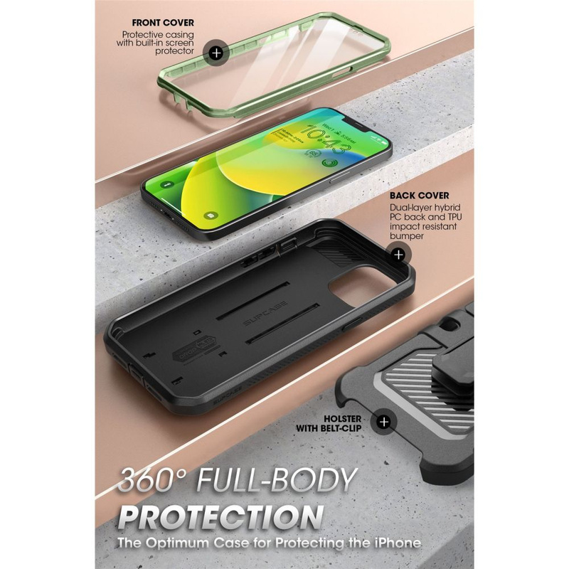 Supcase Unicorn Beetle Pro Hülle für iPhone 14 Plus grün