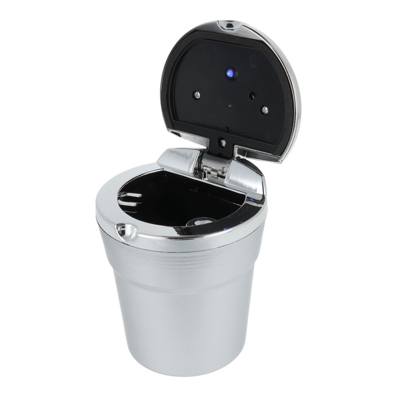 Popielniczka samochodowa CHROM srebrna