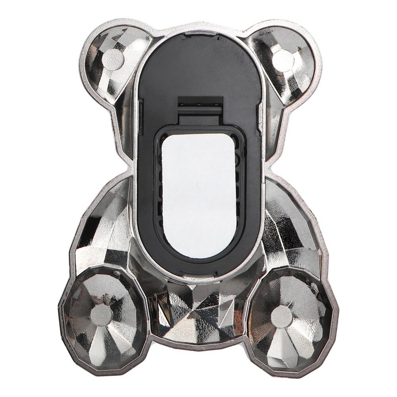 Stojak na telefon MIŚ - naklejany - czarny