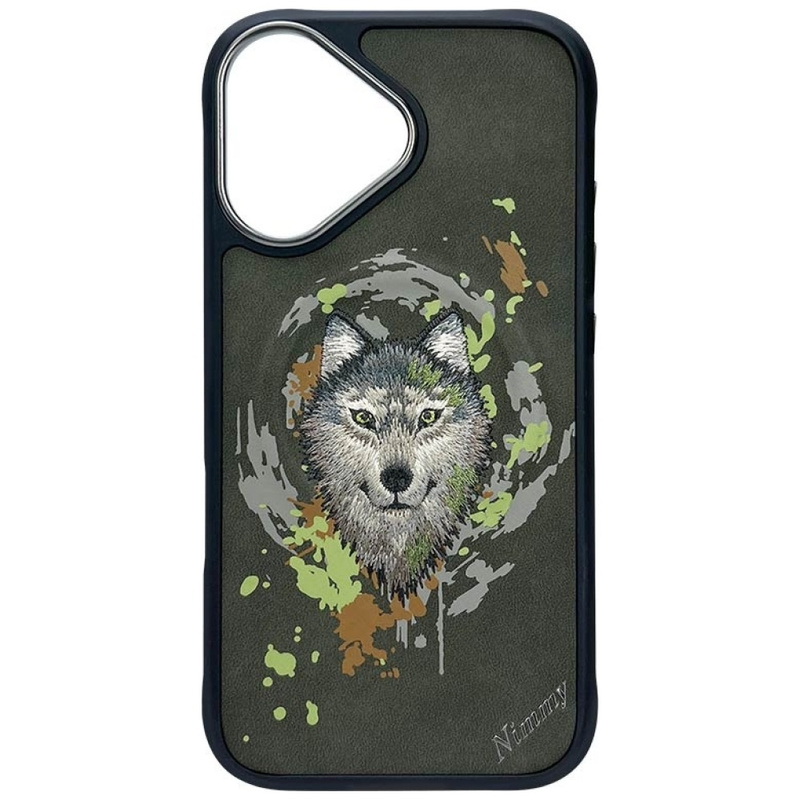 Etui Nimmy Wilk MagSafe do iPhone 16      ciemnoszary