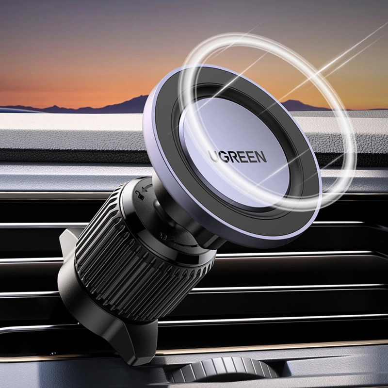 Ugreen LP428 magnetic car phone holder for air vent - black