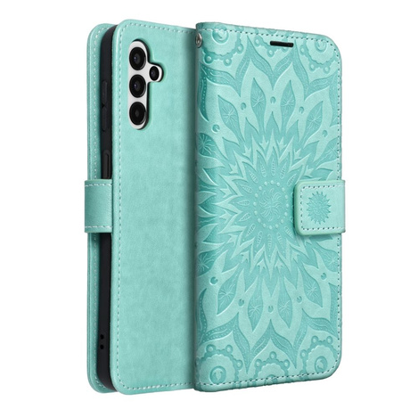 Kabura MEZZO Book do SAMSUNG A13 5G / A04S mandala zielony