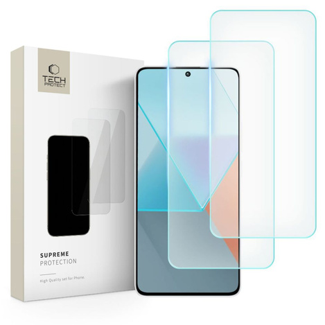 Szkło Hartowane XIAOMI REDMI NOTE 13 4G/5G / REDMI NOTE 13 PRO 4G/5G Tech-Protect Supreme Clear