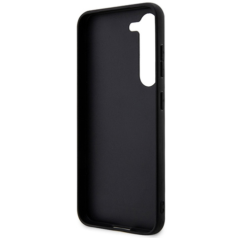 Oryginalne Etui GUESS Hardcase GUHCS24S4GMGGR do Samsung S24 (Leather 4G Metal Logo / czarny)