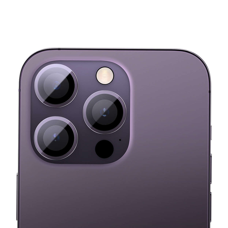 Kamera-Hartglas für iPhone 14 Pro / 14 Pro Max Baseus + Montageset
