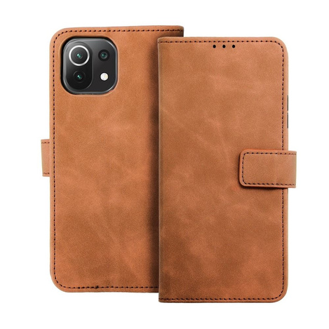 Kabura TENDER Book do XIAOMI Mi 11 Lite 5G / Mi 11 Lite LTE ( 4G ) / Mi 11 Lite NE brązowy