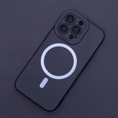 Nakładka Silicon Mag do iPhone 16 Plus 6,7" czarna