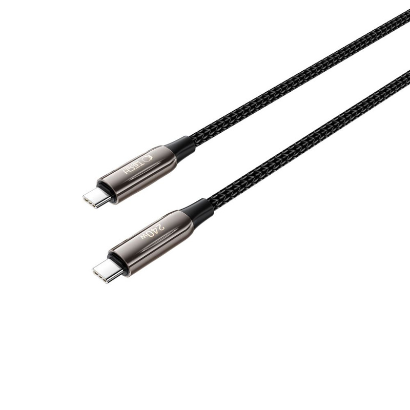 TECH-PROTECT UB10T ULTRABOOST TYPE-C CABLE PD240W/QC4.0 100CM BLACK