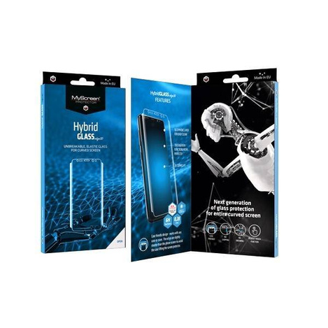 MS HybridGLASS Edge 3D iPhone 7/8 biały/white