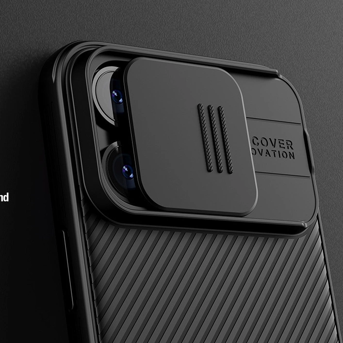 Nillkin CamShield Pro Magnetic Case for iPhone 15 Pro Max with Camera Protector - Blue