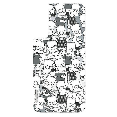 Panel Samsung GP-TOU021HOUJW do etui Frame Cover do Galaxy S22 Simpsons biały/white