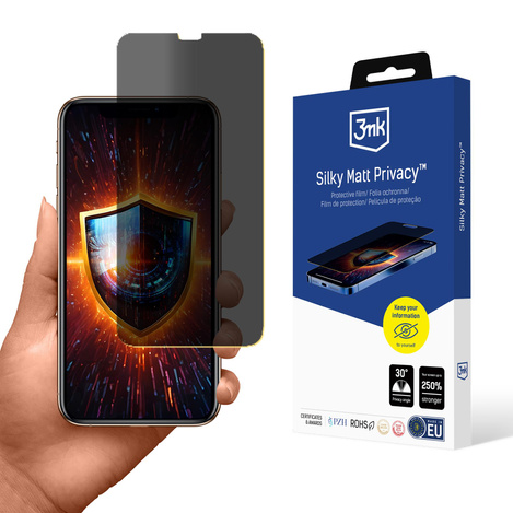 Apple iPhone XS - 3mk Silky Matt Privacy