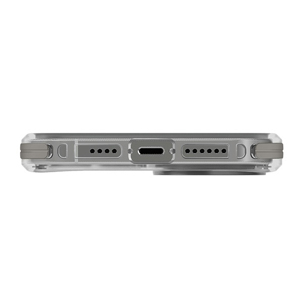 Uniq Combat iPhone 15 Pro 6,1&quot; Hülle Magclick Charging grau/frostgrau