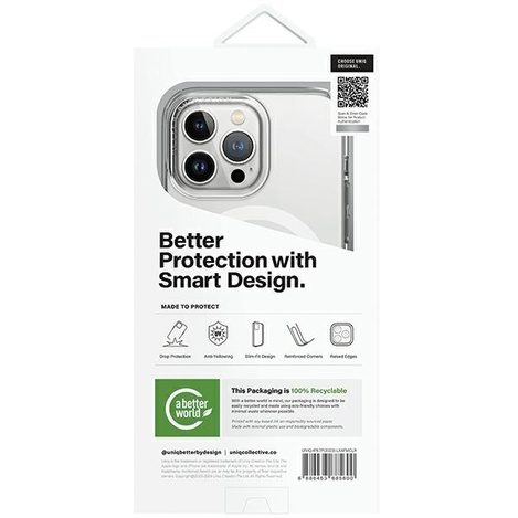 Schutzhülle APPLE IPHONE 15 PRO MAX UNIQ LifePro Xtreme Magclick Charging tinsel lucent transparent