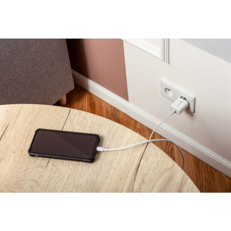 Forcell Ładowarka Sieciowa ze złączem USB typ C i kablem lightning - 3A 20W z funkcją ładowania PD i QC 4.0