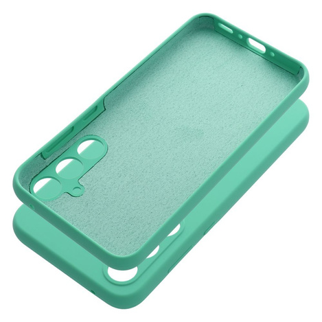 Futerał SILICONE 2mm do SAMSUNG A35 5G miętowy