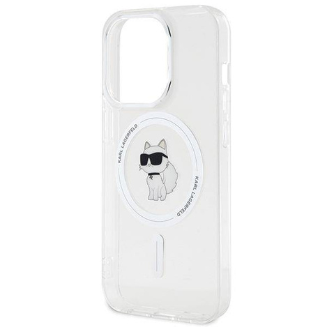 Karl Lagerfeld IML Choupette MagSafe case for iPhone 15 Pro - transparent