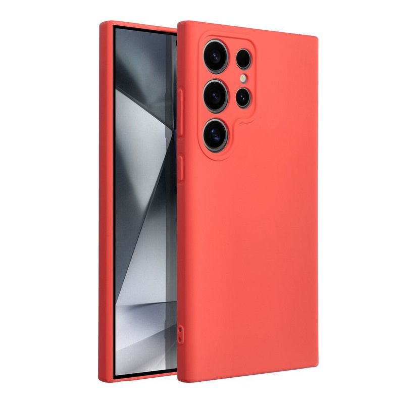 Futerał SILICONE do SAMSUNG Galaxy S24 Ultra brzoskwiniowy