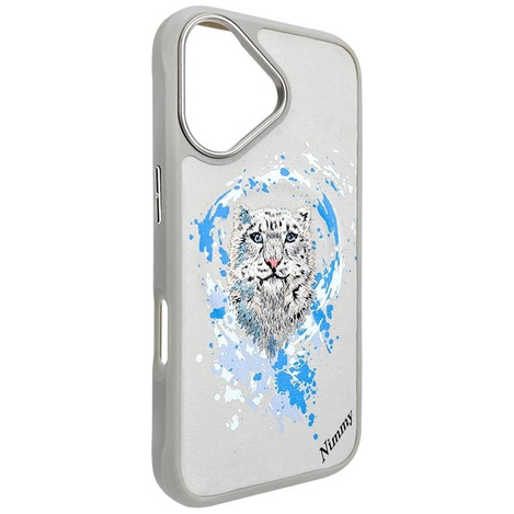 Etui Nimmy Pantera MagSafe do iPhone 16   jasnoszary