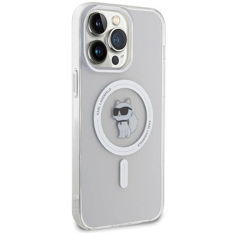 Karl Lagerfeld IML Choupette MagSafe Hülle für iPhone 15 Pro Max – transparent