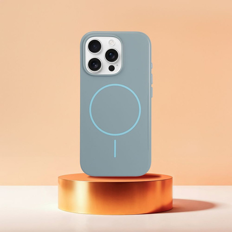 Glossy Mag Cover kompatybilny z MagSafe pasuje do IPHONE 17 miętowy