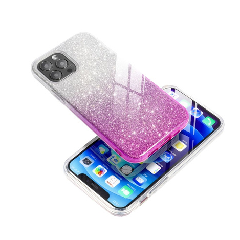 Futerał SHINING do XIAOMI Redmi Note 13 5G transparentny różowy