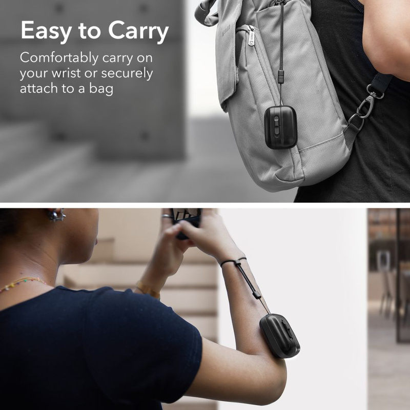 ESR Pulse Halolock Case mit MagSafe für Apple AirPods Pro 1/2 – Schwarz