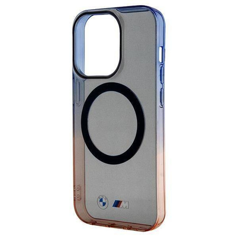 BMW Gradient Bumper MagSafe Hülle für iPhone 15 Pro Max – grau
