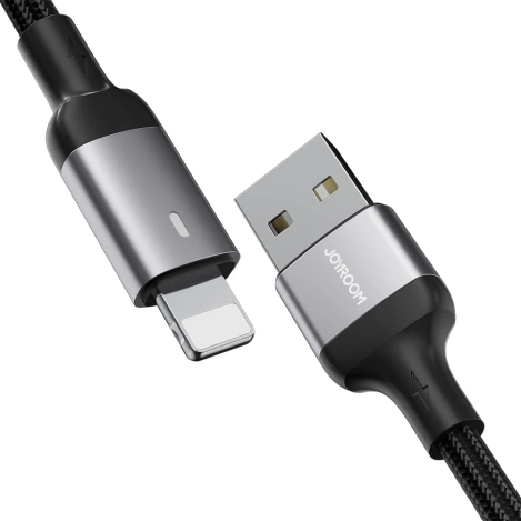 Joyroom USB - Lightning 2.4A A10 Series Kabel 3 m schwarz (S-UL012A10)