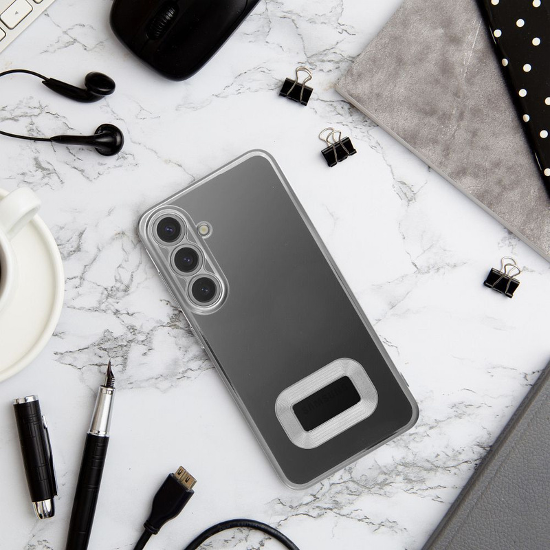 Futerał GLAM do XIAOMI REDMI NOTE 13 5G srebrny