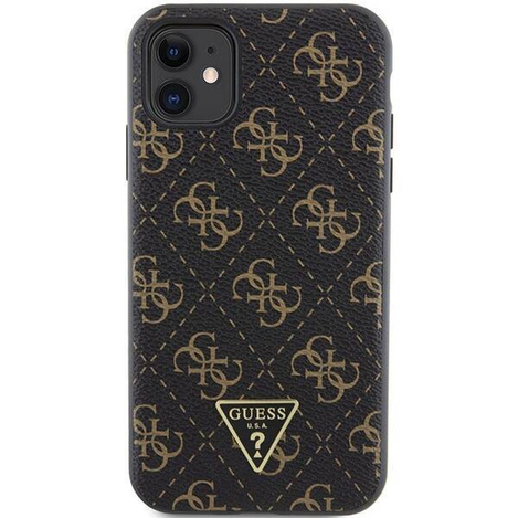 Oryginalne Etui GUESS hardcase 4G Triangle Metal Logo GUHCN61PG4GPK do Iphone 11/XR czarny