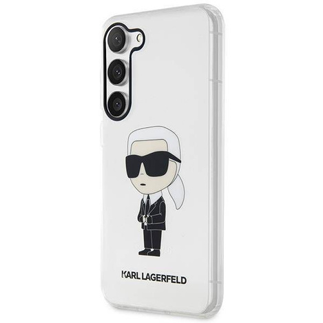 Karl Lagerfeld KLHCS23SHNIKTCT S23 S911 transparenter Hartschalenkoffer Ikonik Karl Lagerfeld