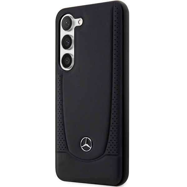Mercedes nakładka do Samsung S23 FE MEHCS23FEARMBK MB HC LEATHER URBAN czarna